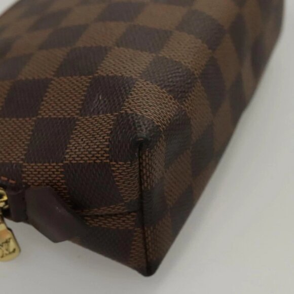 LOUIS VUITTON Damier Ebene Pochette Cosmetic PM Pouch N47516 LV Auth 116055 - Picture 8 of 15